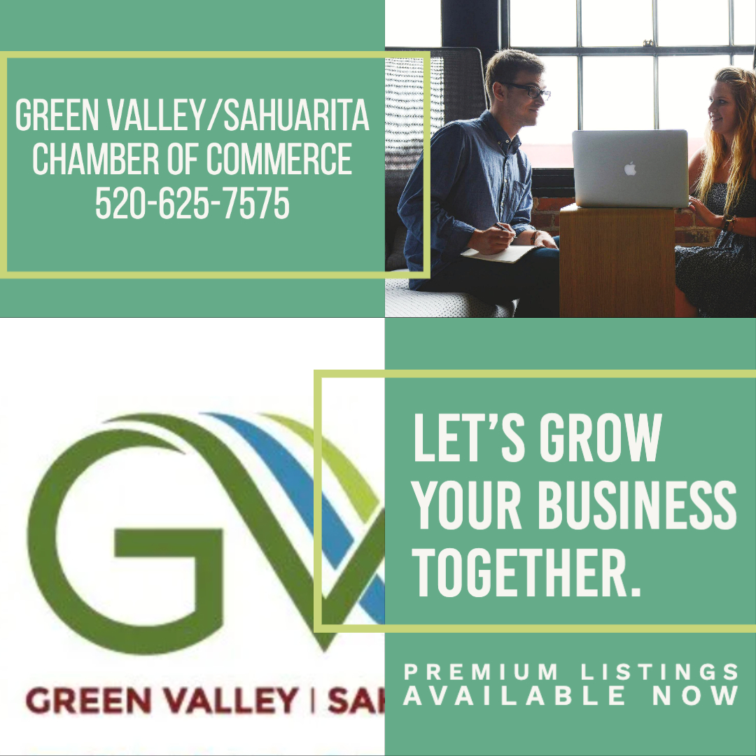 Ad for Green Valley and Sahuarita Chamber of Commerce
