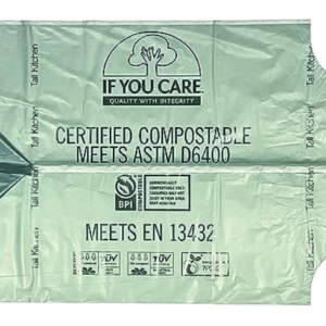 Compostable kitchen trash bags