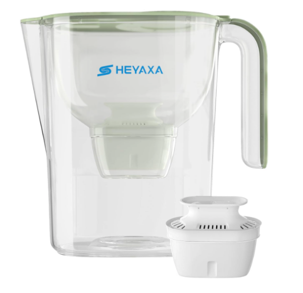 HEYAXA Water Filter Pitchers for Tap and Drinking Water