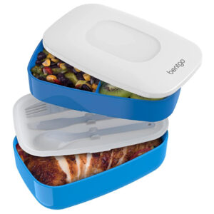 Bentgo Classic (Blue) - All-in-One Stackable Lunch Box Solution