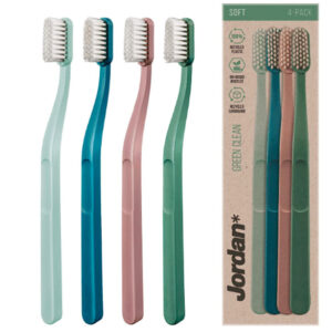 Jordan* ® | Green Clean Manual Toothbrush | Award Winning Sustainable Toothbrush Made from Recycled Materials