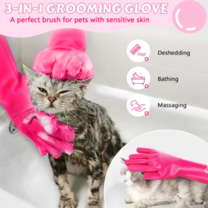 Pecute Pet Grooming Gloves