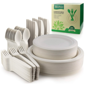 Eco Plate and Cutlery Set